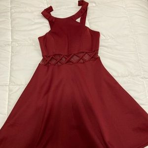 My Michelle Deep Red Dress